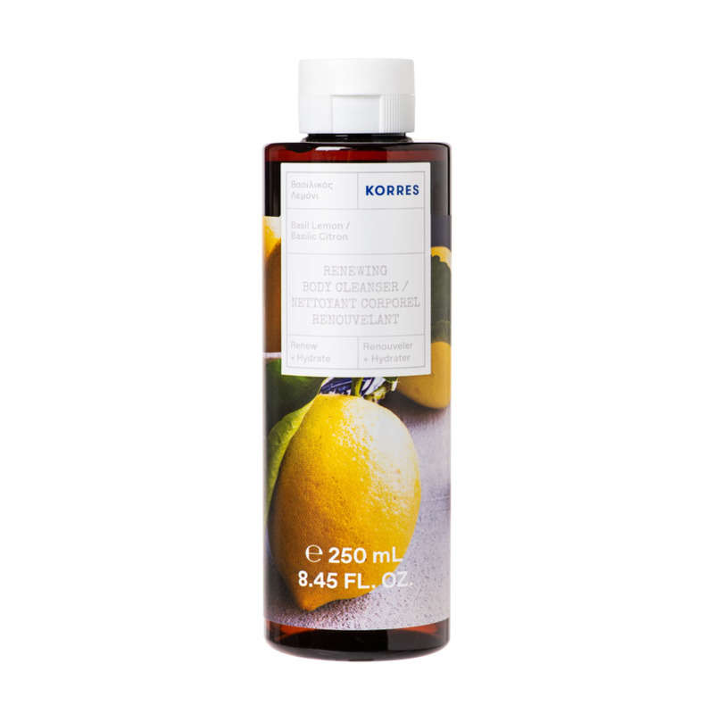 Korres Nettoyant Corporel Renouvelant Basilic Citron 250ml Korres Nettoyant Corporel Renouvelant Basilic Citron 250ml