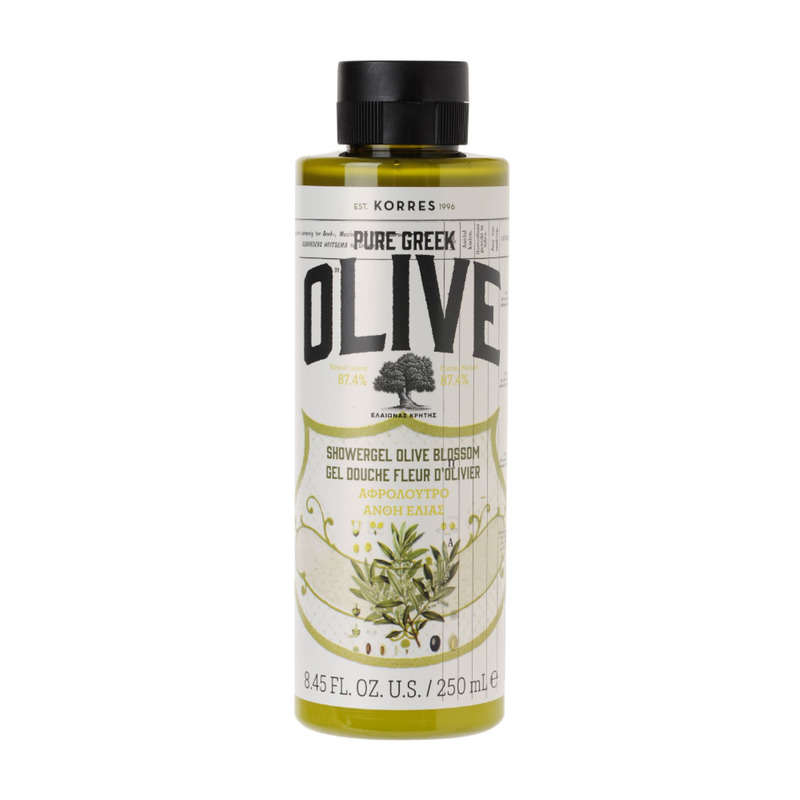 Korres Pure Greek Olive Gel Douche Fleur d'Olivier 250ml Korres Pure Greek Olive Gel Douche Fleur d'Olivier 250ml