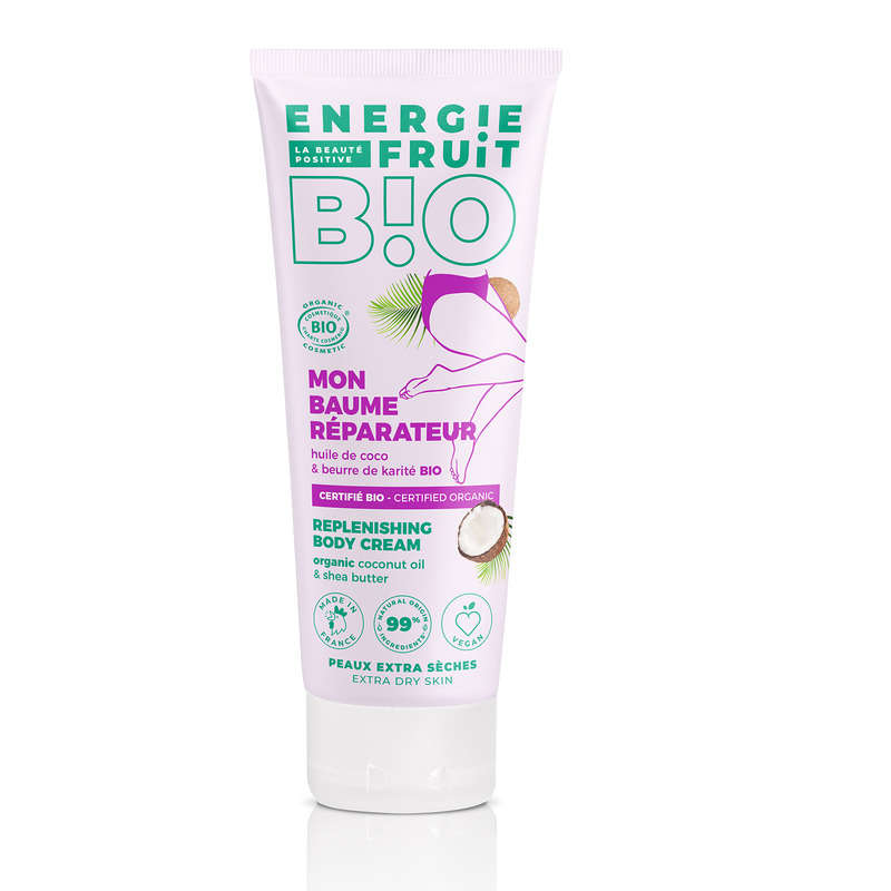 Energie Fruit Baume Corps Réparateur Coco & Beurre de Karité Bio 200ml Energie Fruit Baume Corps Réparateur Coco & Beurre de Karité Bio 200ml
