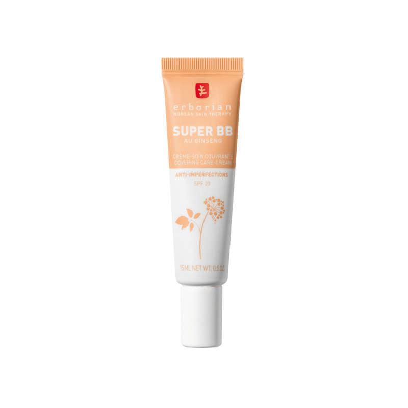 Erborian Super Bb Au Ginseng Crème Doré Couvrante Anti Imperfections 15Ml Erborian Super Bb Au Ginseng Crème Doré Couvrante Anti Imperfections 15Ml