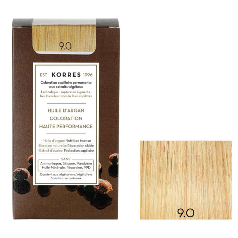 Korres Coloration Blond Tres Clair 9.0 Korres Coloration Blond Tres Clair 9.0