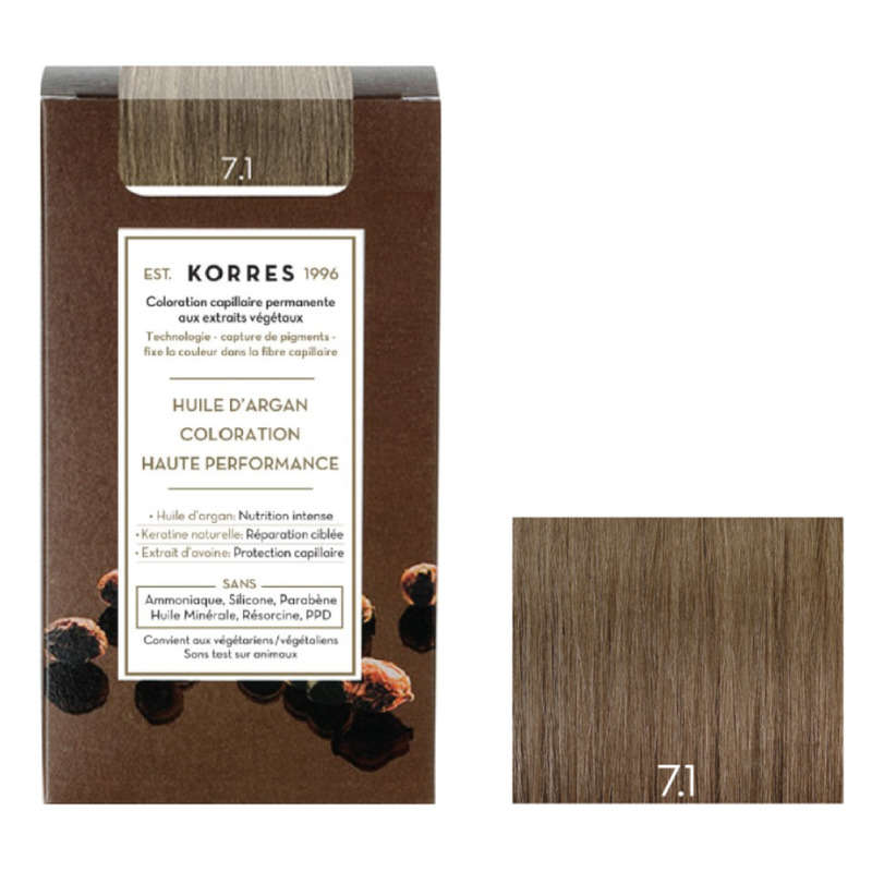 Korres Coloration Blond Cendre 7.1 Korres Coloration Blond Cendre 7.1