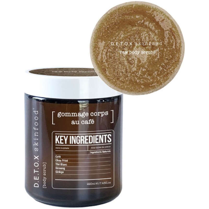 Detox Skin Food Gommage corps Café 220ml Detox Skin Food Gommage corps Café 220ml
