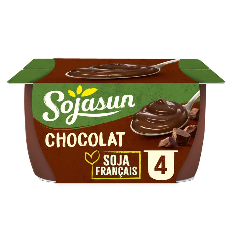 Sojasun Dessert Végétal Chocolat 4x100g Sojasun Dessert Végétal Chocolat 4x100g