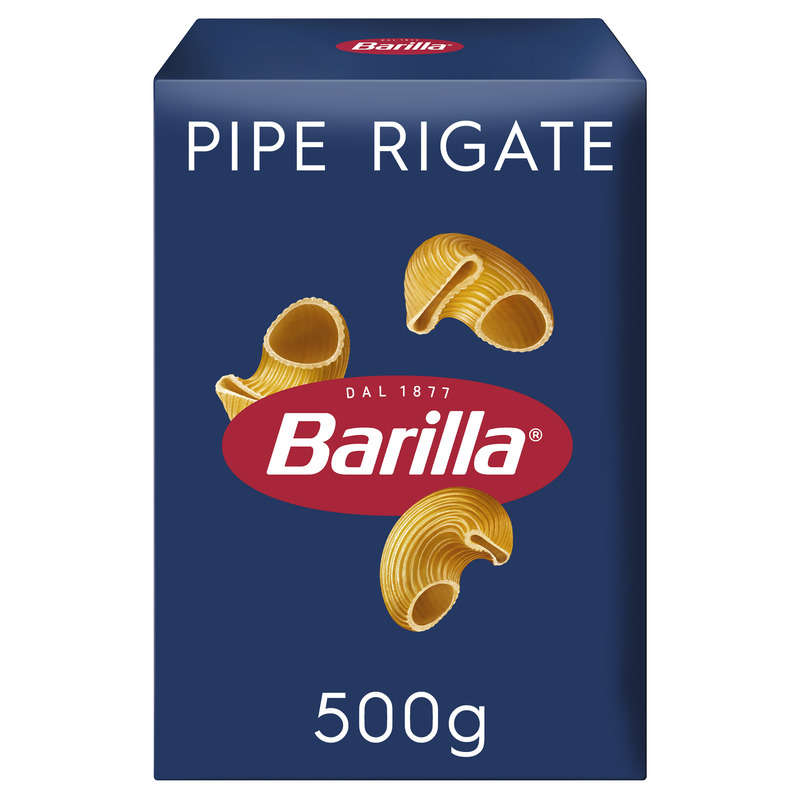 Barilla Pâtes pipe rigate 500g Barilla Pâtes pipe rigate 500g