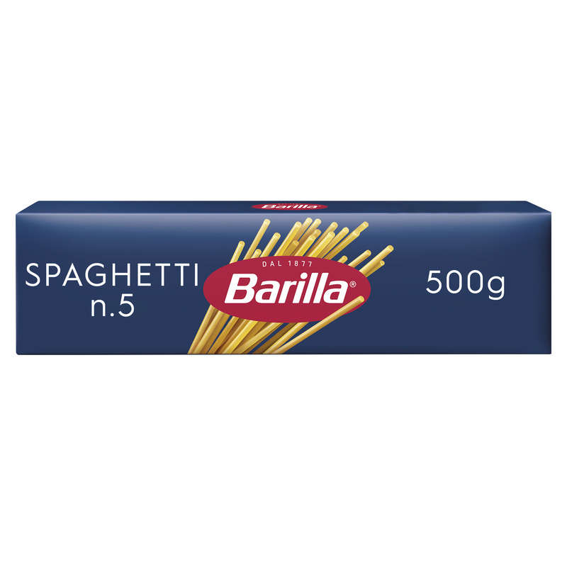 Barilla Pâtes spaghetti n°5 500g Barilla Pâtes spaghetti n°5 500g