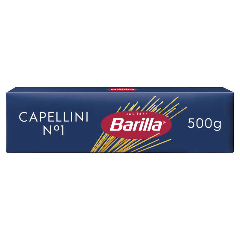 Barilla Pâtes capellini n°1 500g Barilla Pâtes capellini n°1 500g
