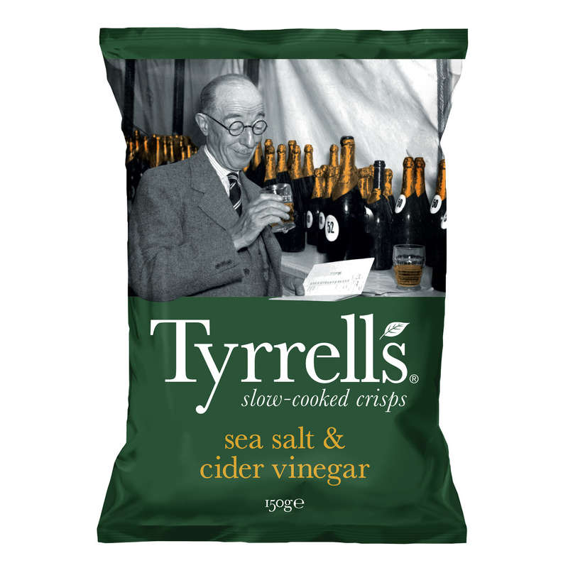 Tyrrell's Chips au sel et vinaigre 150g Tyrrell's Chips au sel et vinaigre 150g