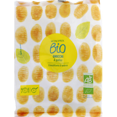 Monoprix Bio Gnocchi à poêler 300g Monoprix Bio Gnocchi à poêler bio 300g