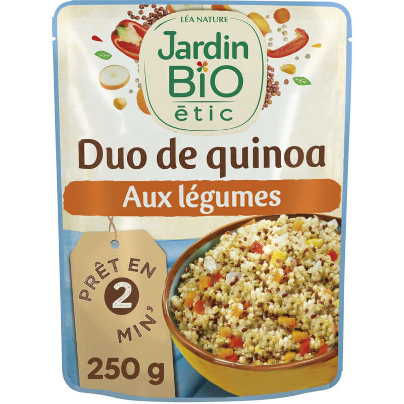 Jardin Bio Duo de quinoa aux légumes 250g Jardin Bio Duo de quinoa aux légumes 250g