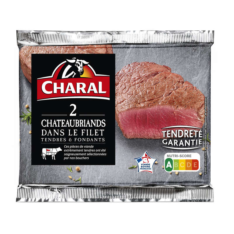 Charal Châteaubriands Dans Le Filet, Tendre Et Savoureux Charal Châteaubriands Dans Le Filet, Tendre Et Savoureux