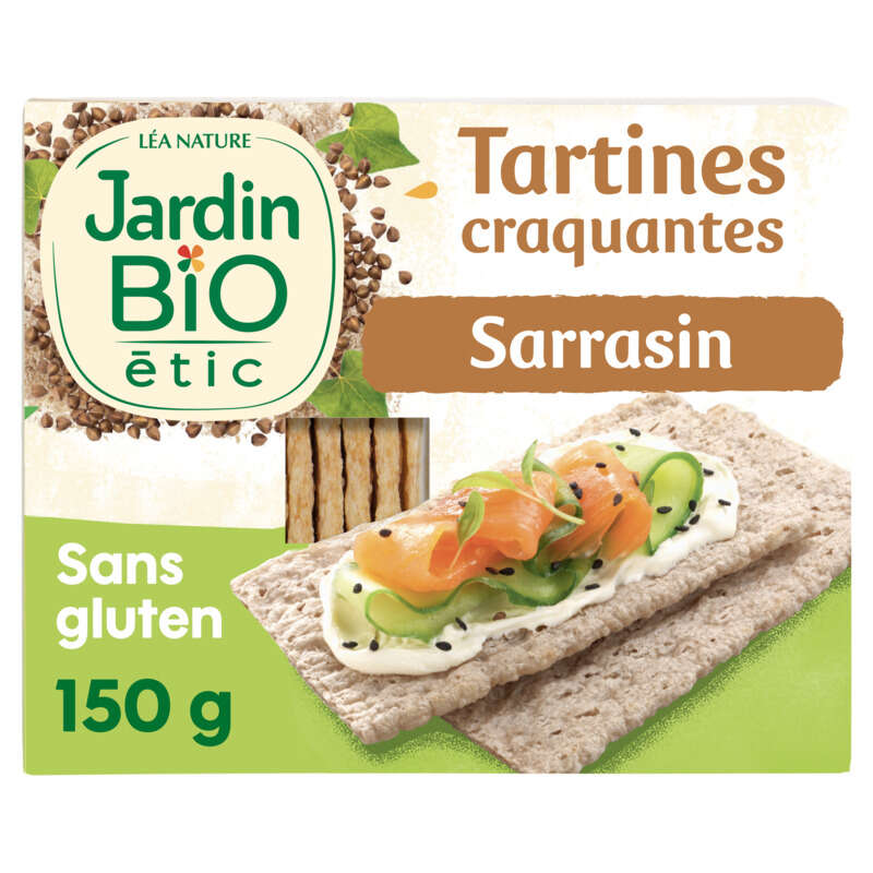 Jardin Bio Tartines Sarrasin Gluten Free 150g Jardin Bio Tartines Sarrasin Gluten Free 150g