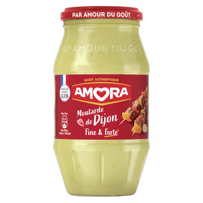 Amora Moutarde forte de Dijon 430g Amora Moutarde forte de Dijon 430g