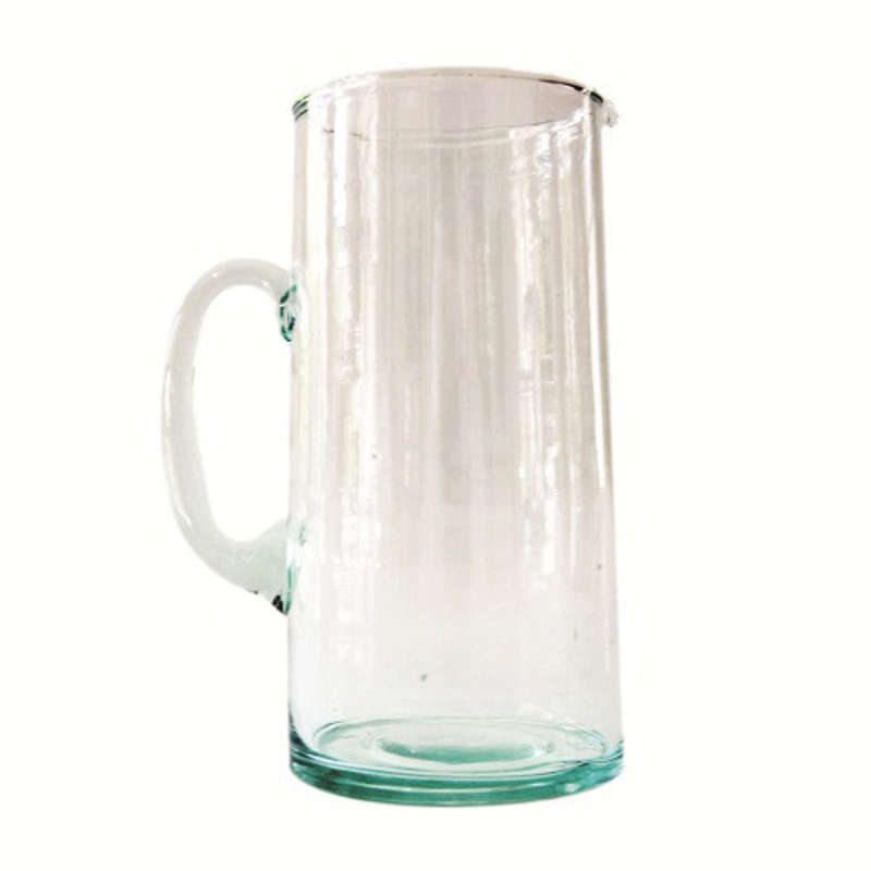 Monoprix Maison Carafe Avec Anse, En Verre Recyclé Transparent Monoprix Maison Carafe Avec Anse, En Verre Recyclé Transparent