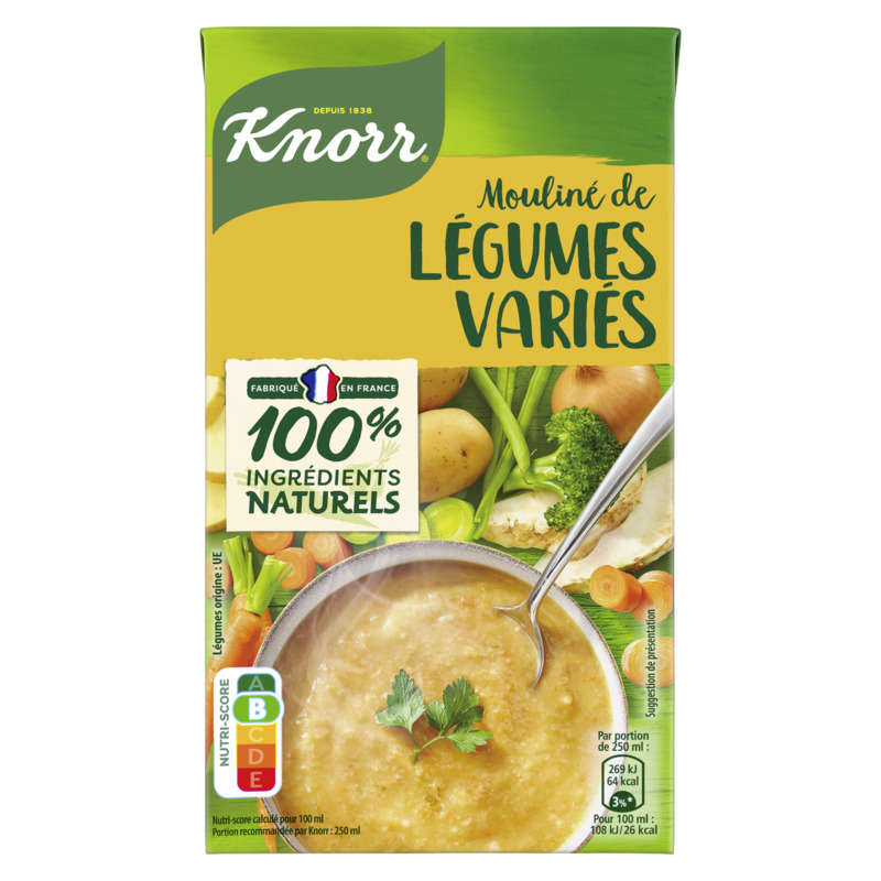 Knorr Mouliné de Légumes Variés 1L Knorr Mouliné de Légumes Variés 1L