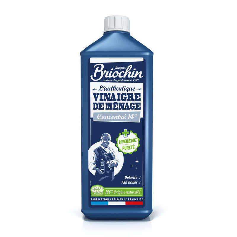 Briochin Vinaigre de ménage concentré 14° Ecocert 1L Briochin Vinaigre de ménage concentré 14° Ecocert 1L