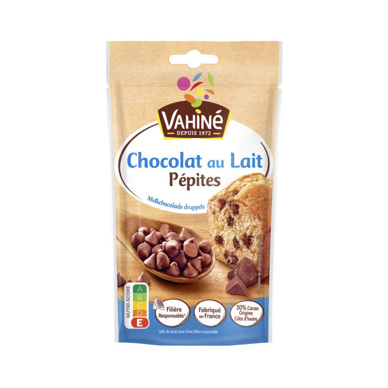 Vahiné Pépites Chocolat au Lait 100g Vahiné Pépites Chocolat au Lait 100g
