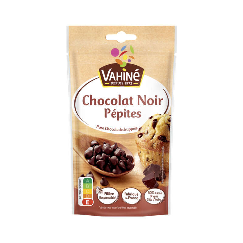 Vahiné Pépites Chocolat Noir 100g Vahiné Pépites Chocolat Noir 100g