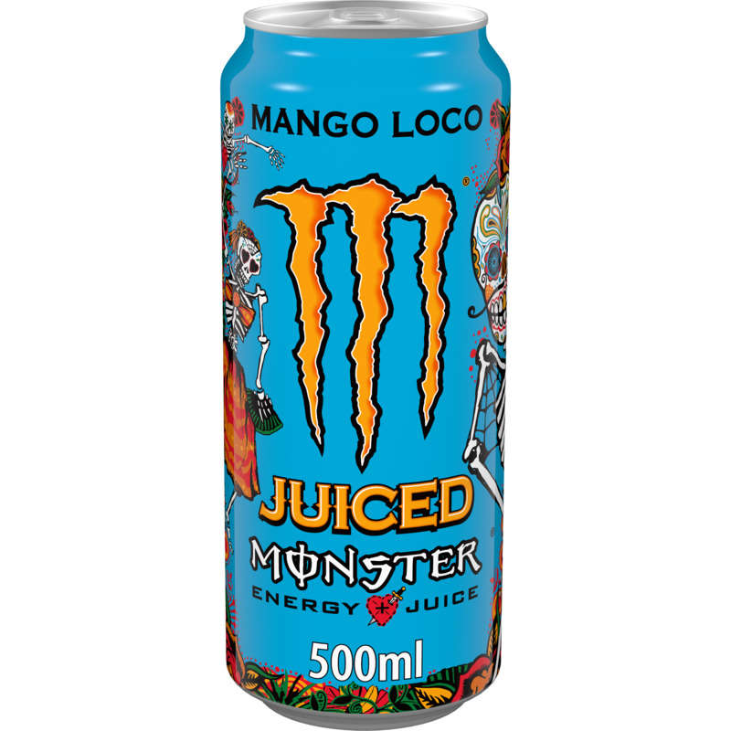 Monster mango loco boisson énergisante canette 50cl Monster mango loco boisson énergisante canette 50cl