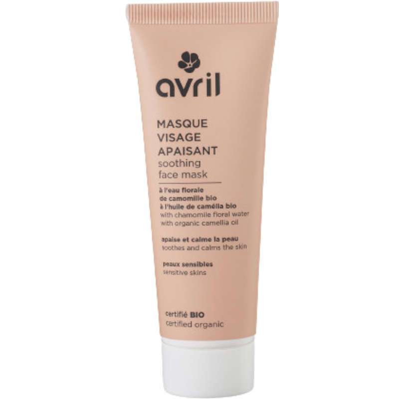 Avril Masque visage apaisant bio 50ml Avril Masque visage apaisant bio 50ml