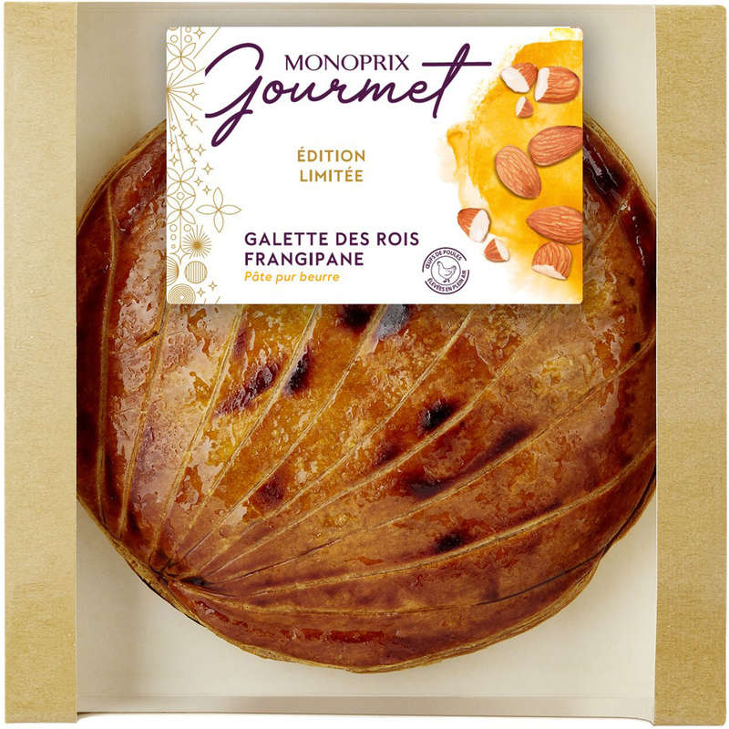 Monoprix Gourmet galette des rois frangipane 500g Monoprix Gourmet galette des rois frangipane 500g
