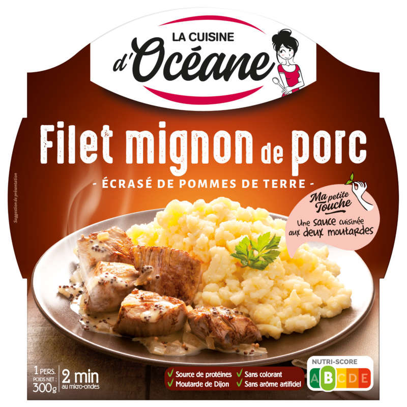 La Cuisine d'Océane Filet Mignon de Porc et écrasé de pomme de terre 300g La Cuisine d'Océane Filet Mignon de Porc et écrasé de pomme de terre 300g
