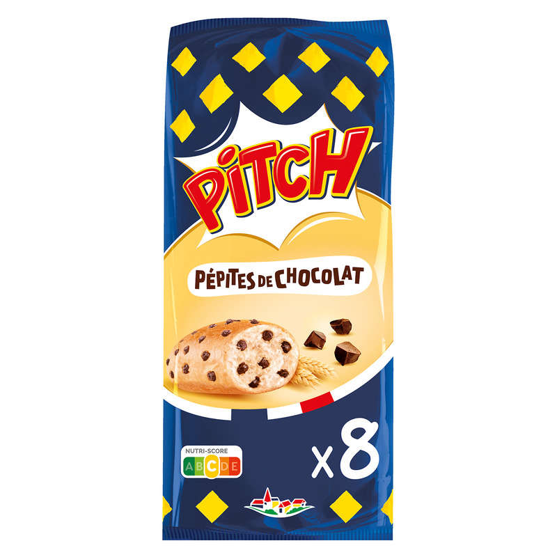 Pitch - Pitch brioche pépites de Chocolat - x8 300g Pitch - Pitch brioche pépites de Chocolat - x8 300g