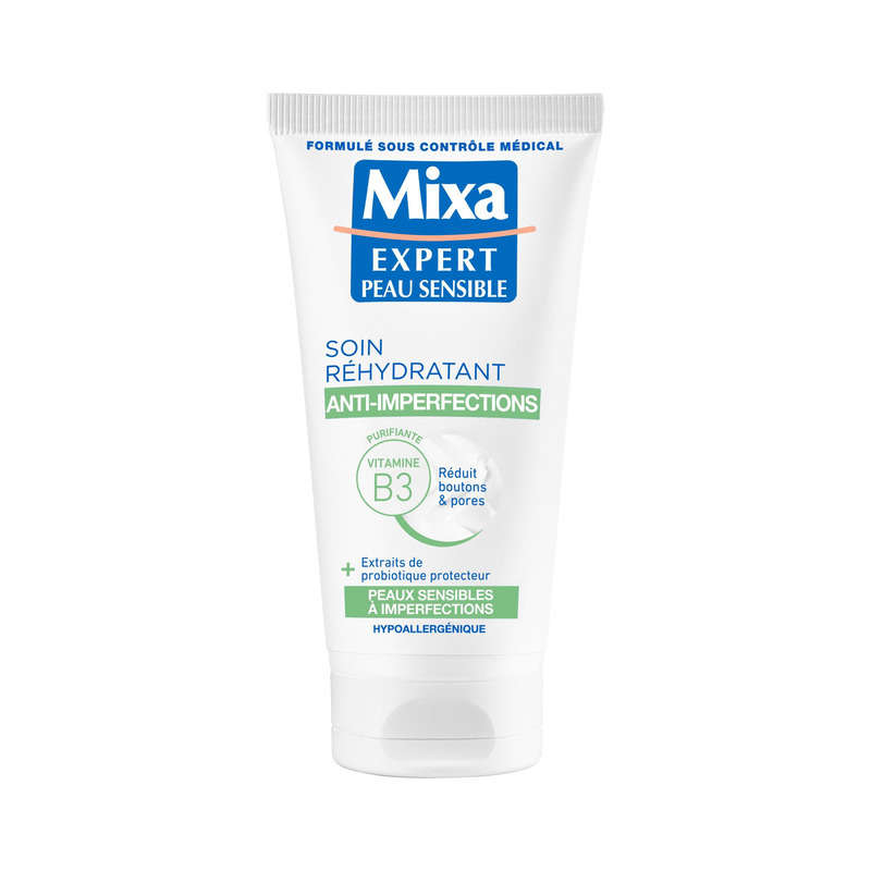 Mixa Soin Réhydratant Anti-Imperfections Peaux Sensibles 50ml Mixa Soin Réhydratant Anti-Imperfections Peaux Sensibles 50ml