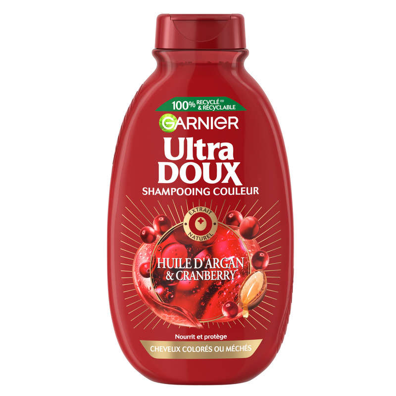 Garnier Ultra Doux Shampooing Couleur Argan et Cranberry 300ml Garnier Ultra Doux Shampooing Couleur Argan et Cranberry 300ml