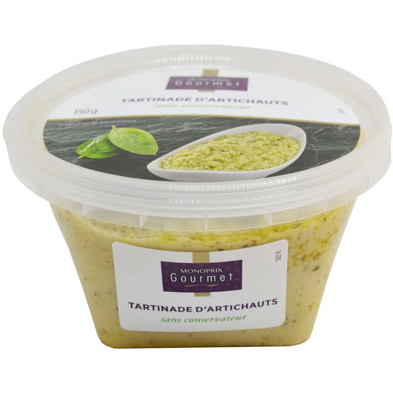 Monoprix Gourmet Tapenade d'artichauts 150g Monoprix Gourmet Tapenade d'artichauts 150g