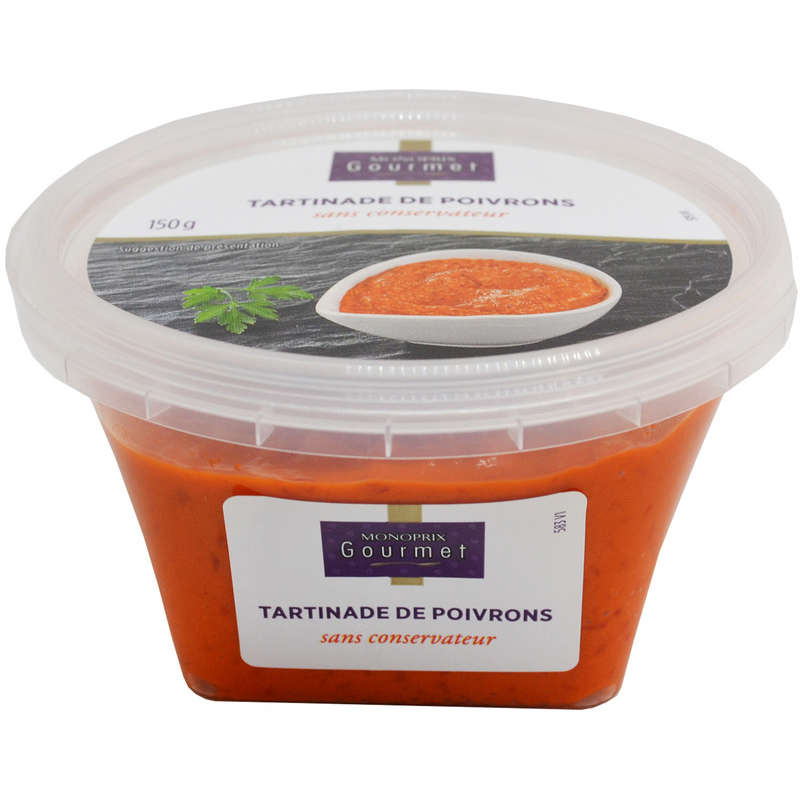 Monoprix Gourmet Tapenade De Poivron 150g Monoprix Gourmet Tapenade De Poivron 150g