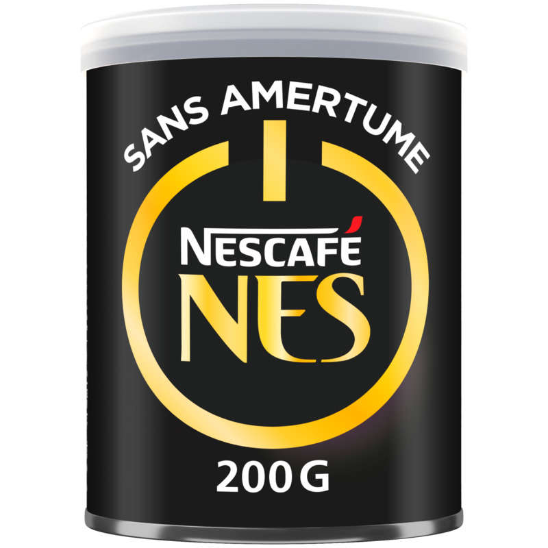 Nescafé Nes Café soluble fine mousse sans amertume 200g Nescafé Nes Café soluble fine mousse sans amertume 200g