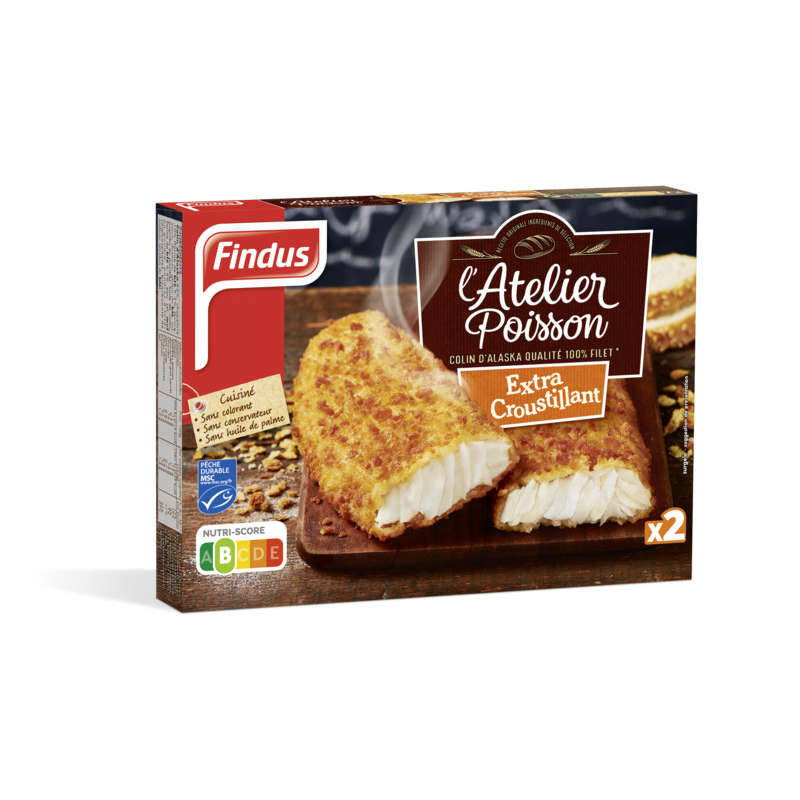 Findus Colin d'Alaska Extra Croustillant 250g Findus Colin d'Alaska Extra Croustillant 250g