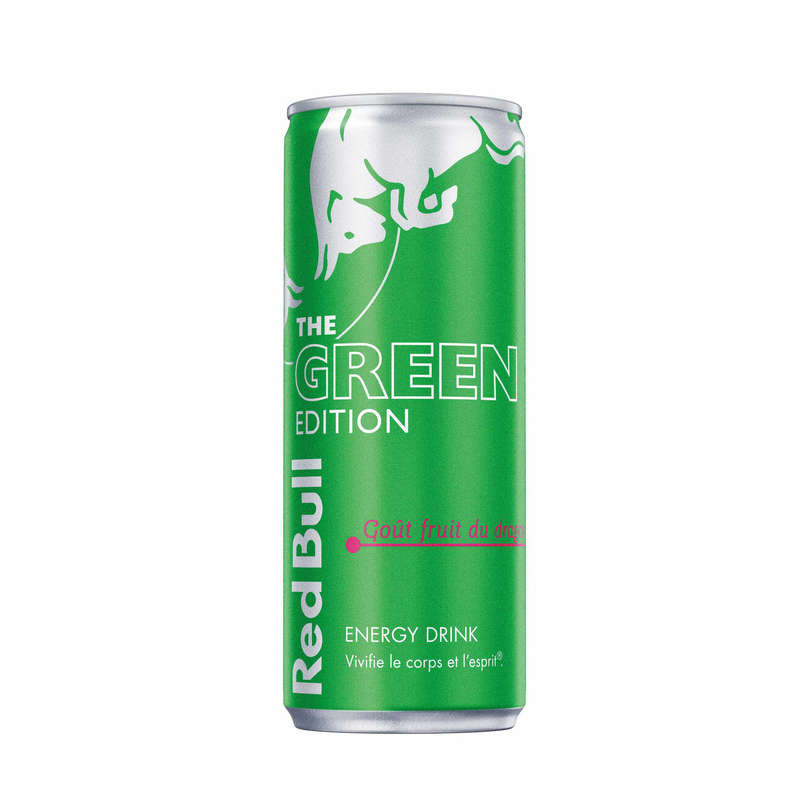 Red Bull Green Edition Goût Fruit du dragon 250ml Red Bull Green Edition Goût Fruit du dragon 250ml