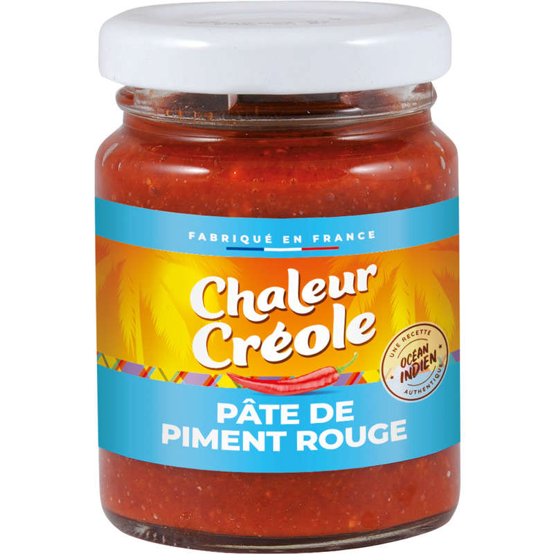 Chaleur Créole Pâte De Piment Rouge 100g Chaleur Créole Pâte De Piment Rouge 100g