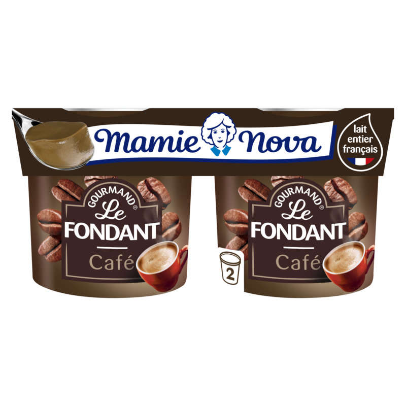 Mamie Nova Crème Dessert Au Café 2x150g Mamie Nova Crème Dessert Au Café 2x150g