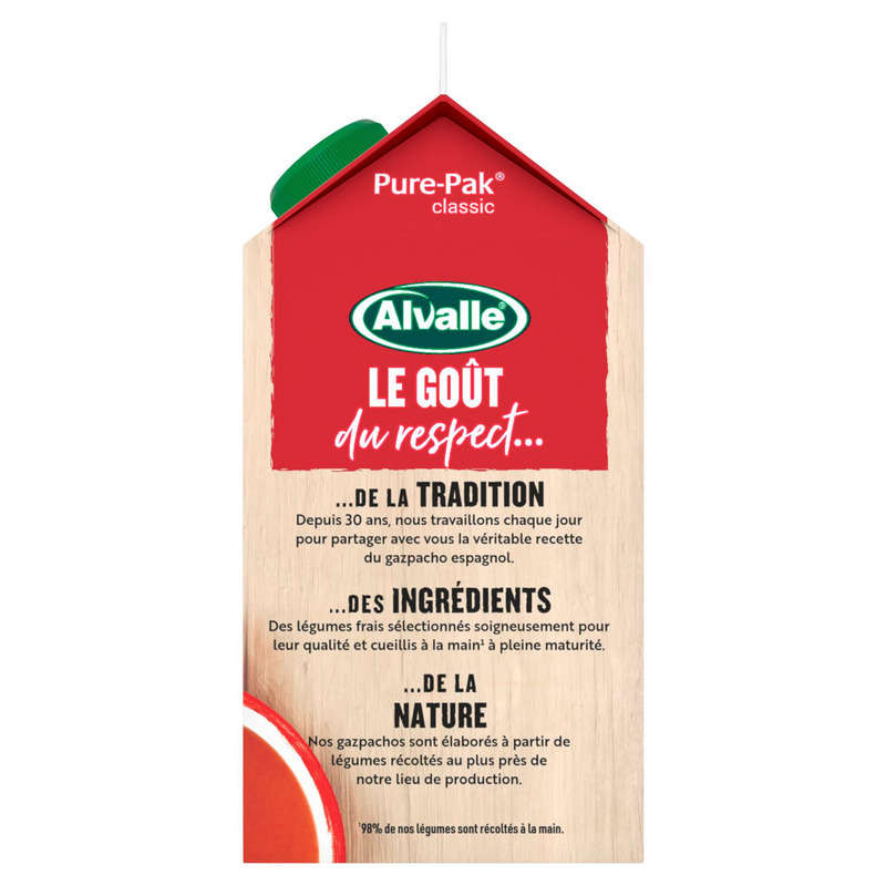 Alvalle - Gazpacho - l'original - La brique de 50cl