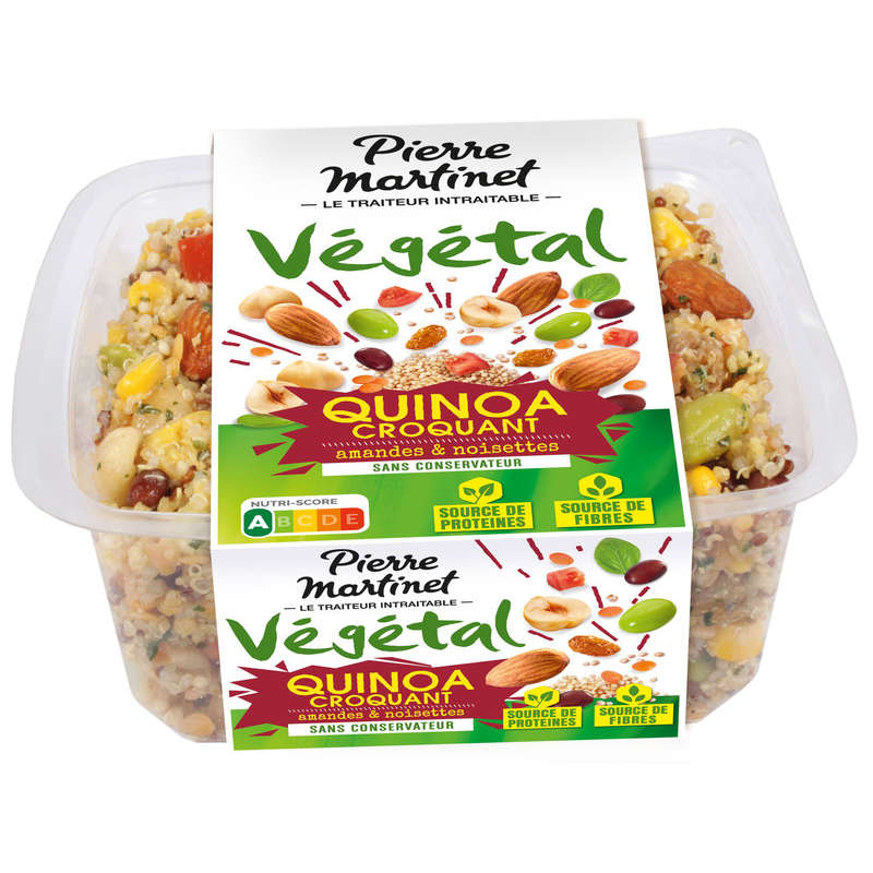 Pierre Martinet Salade de quinoa croquant 220g Pierre Martinet Salade de quinoa croquant 220g