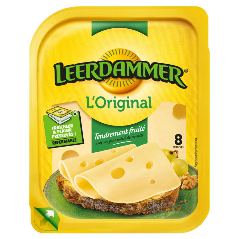 Leerdammer L'Original x8 Tranches 200g Leerdammer L'Original x8 Tranches 200g