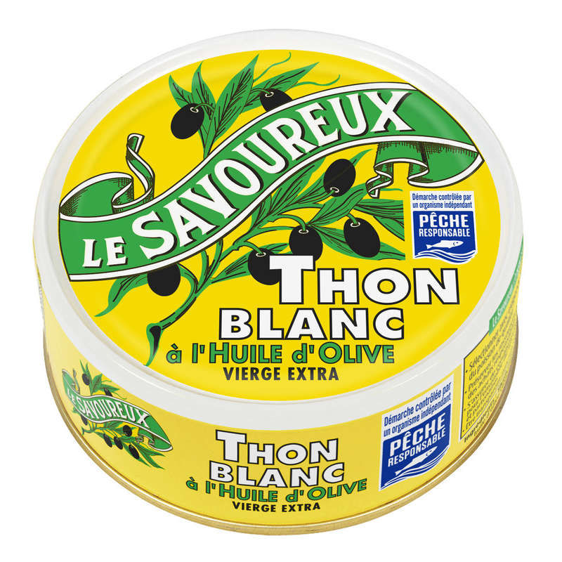Connétable Thon Blanc à l'Huile d'Olive Vierge Extra 160g Connétable Thon Blanc à l'Huile d'Olive Vierge Extra 160g