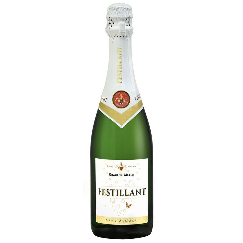 Festillant Blanc Boisson à Base de Vin Effervescent sans alcool 75cl Festillant Blanc Boisson à Base de Vin Effervescent sans alcool 75cl