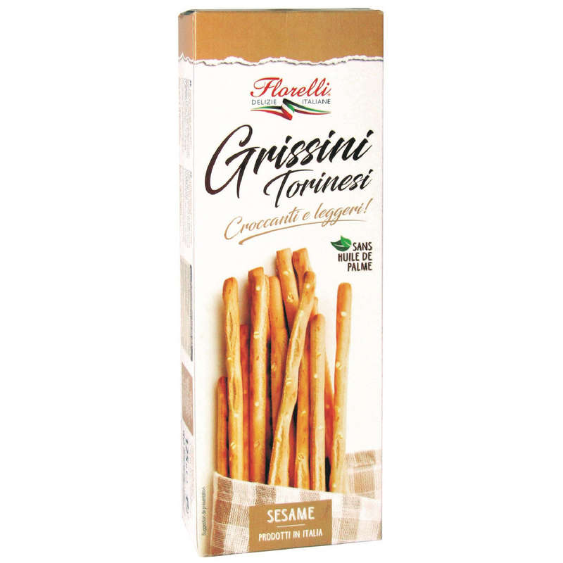 Florelli Gressins Torinesi Sésame 125g Florelli Gressins Torinesi Sésame 125g