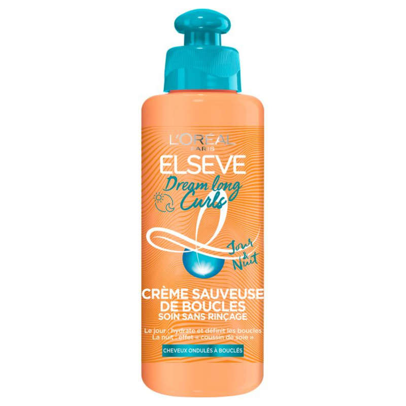 Elseve Dream Long Curls Crème Sauveuse de Boucles Cheveux Abîmés Sans Rinçage 200ml Elseve Dream Long Curls Crème Sauveuse de Boucles Cheveux Abîmés Sans Rinçage 200ml