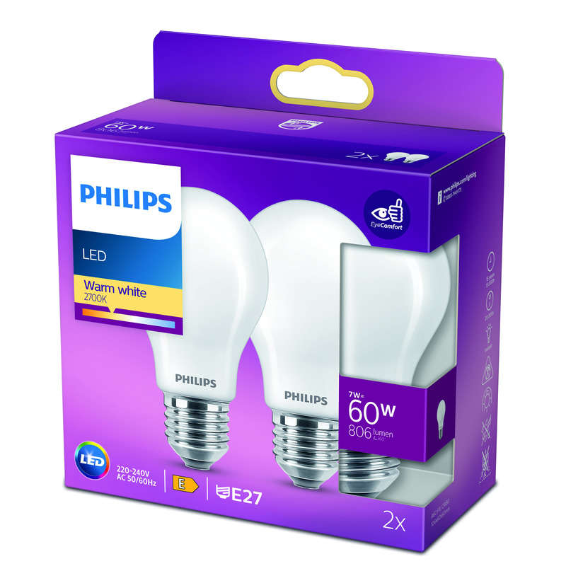 Philips Ledclassic 60W A60 E27 Ww Nd 2 Philips Ledclassic 60W A60 E27 Ww Nd 2