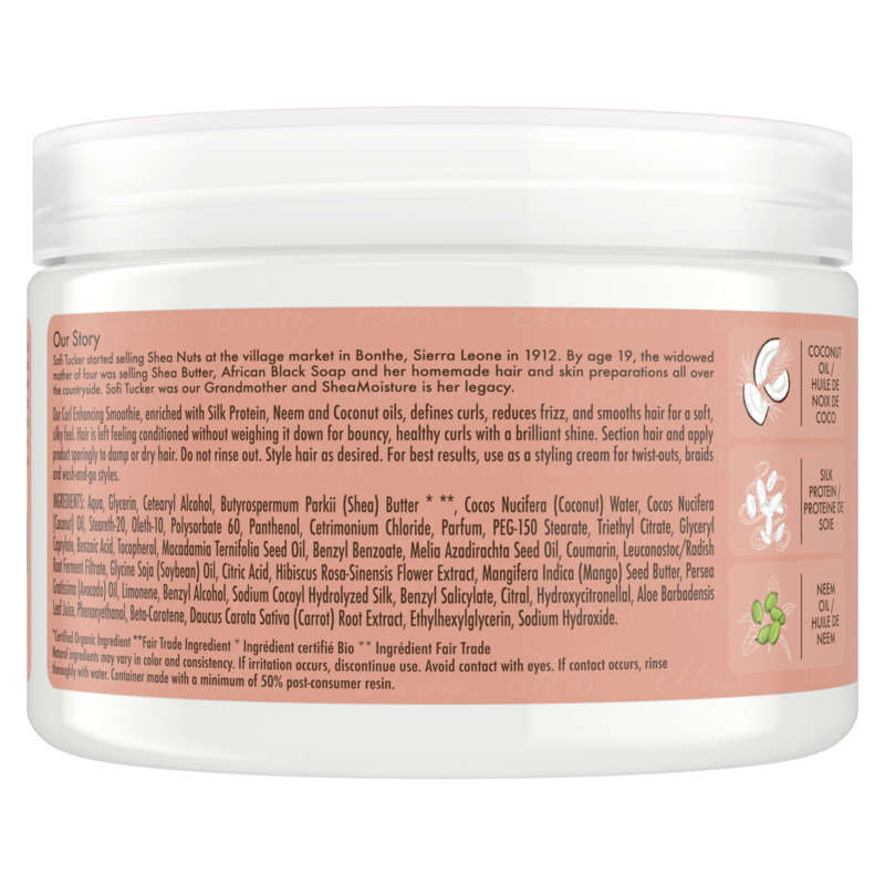 Shea Moisture soin cheveux smoothie noix de coco & hibiscus 326ml