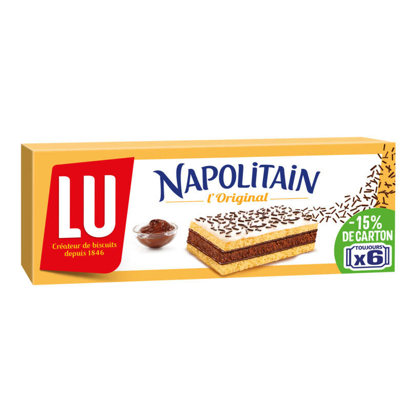 Lu Napolitain L'Original Gâteaux au Chocolat 180g Lu Napolitain L'Original Gâteaux au Chocolat 180g