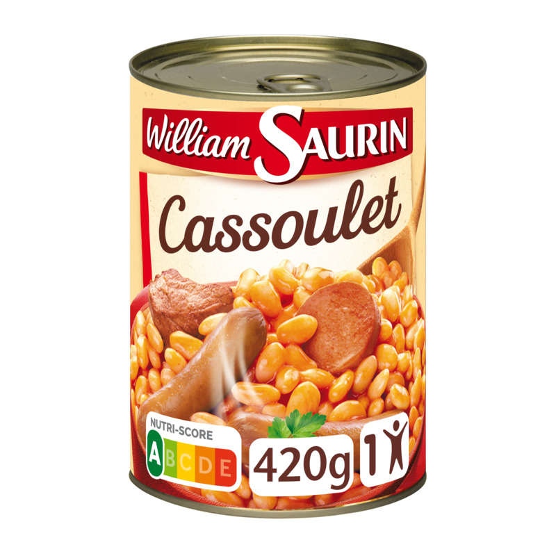William Saurin Le cassoulet mitonné 420g William Saurin Le cassoulet mitonné 420g