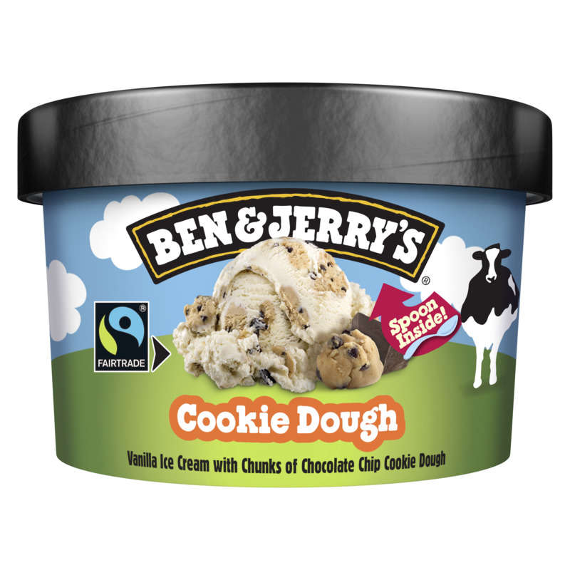 Ben & Jerry's Glace Cookie Dough 72g Ben & Jerry's Glace Cookie Dough 72g
