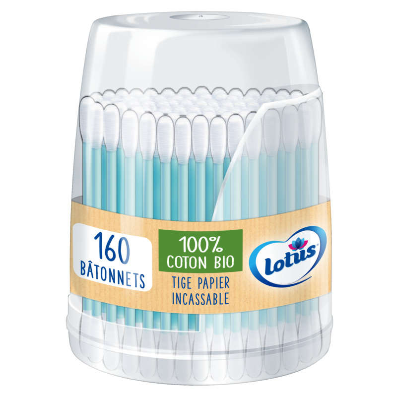 Lotus Coton-Tiges Bio x160 Lotus Coton-Tiges Bio x160
