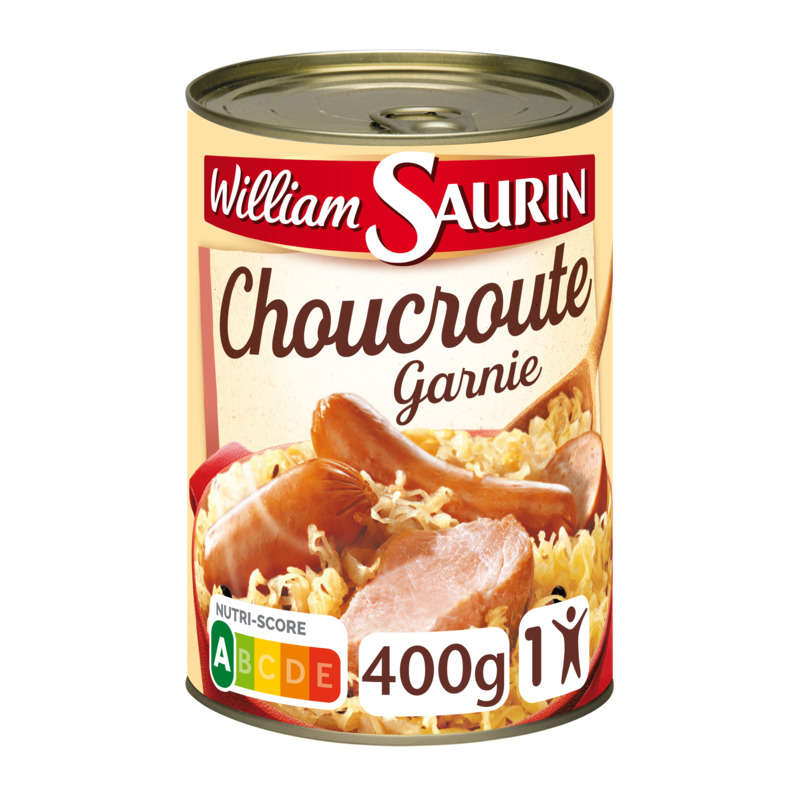 William Saurin Choucroute garnie 400g William Saurin Choucroute garnie 400g